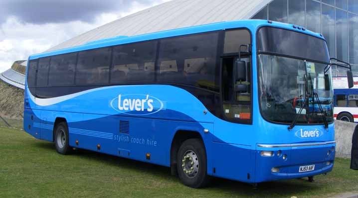 Showbus 2011 Lever's Volvo B12M Plaxton NJ53AAF